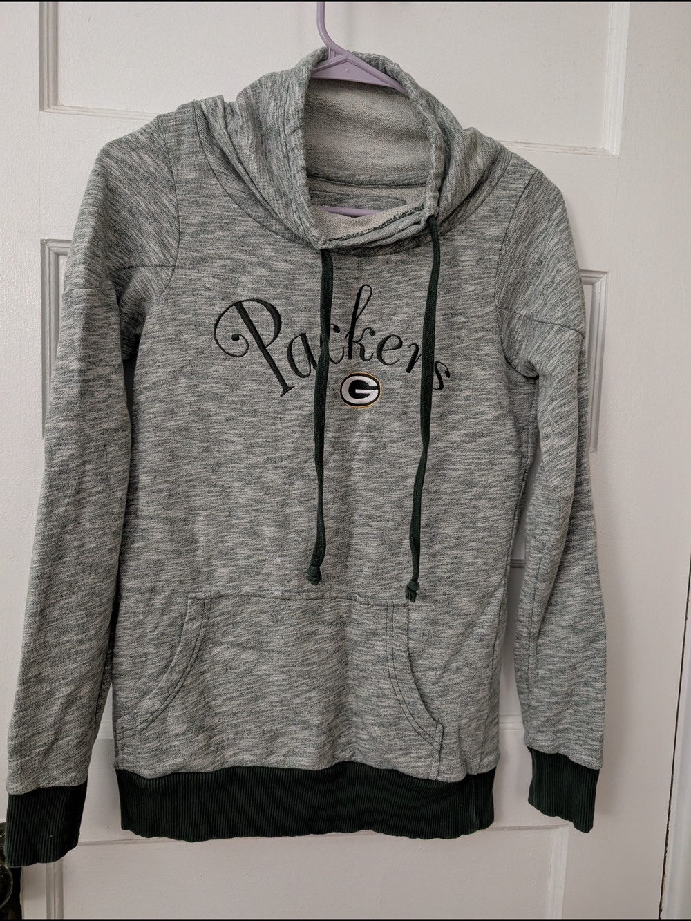 Antigua Gray Green Bay Packers Sweatshirt Size small